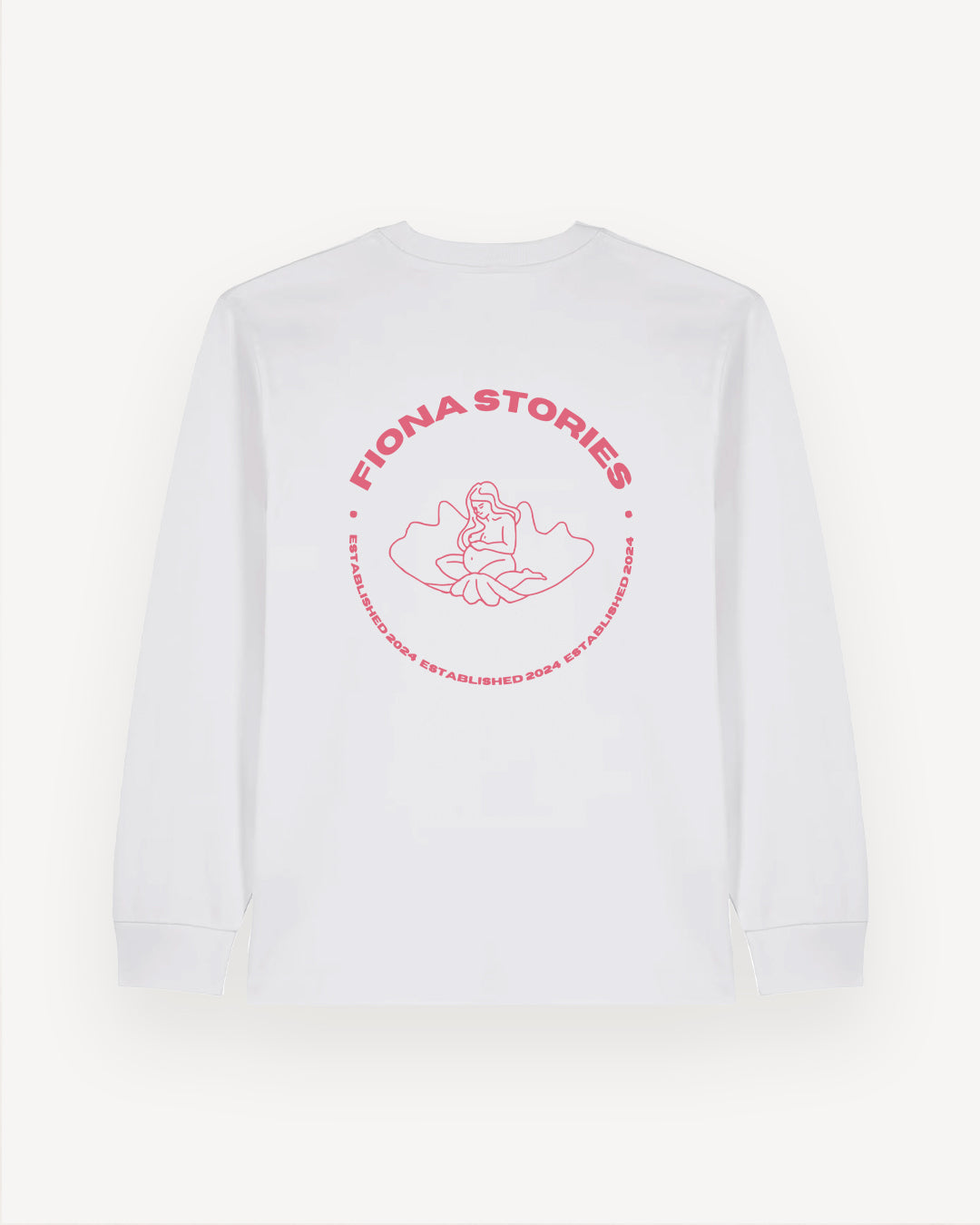 Fiona Longsleeve - White/Red Print
