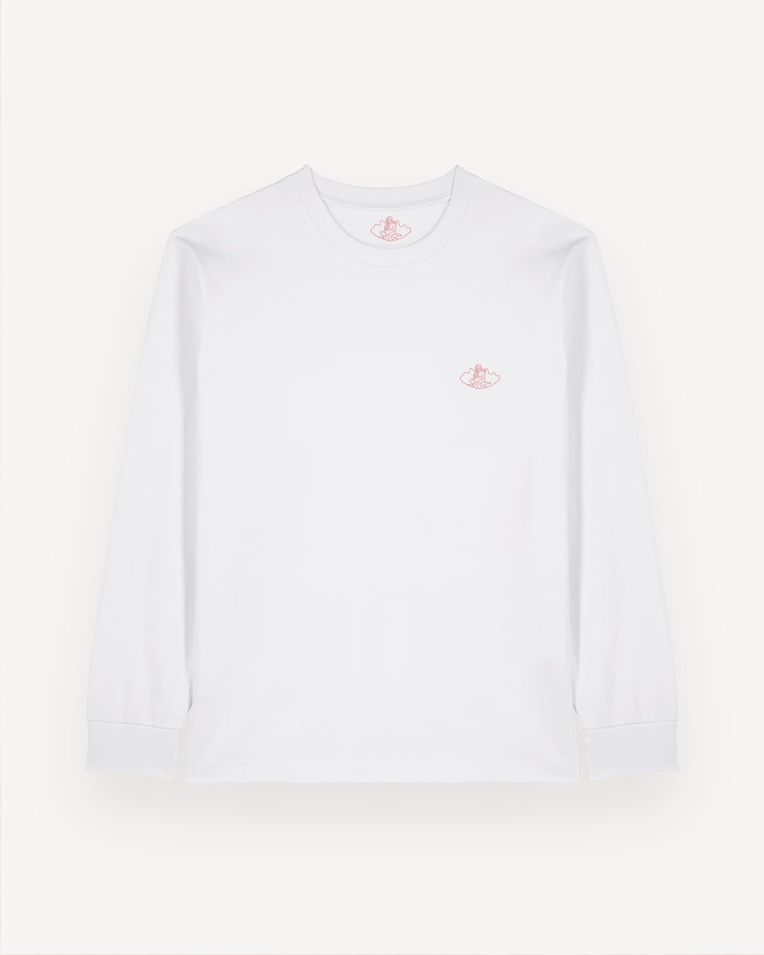 Fiona Longsleeve - White/Red Print