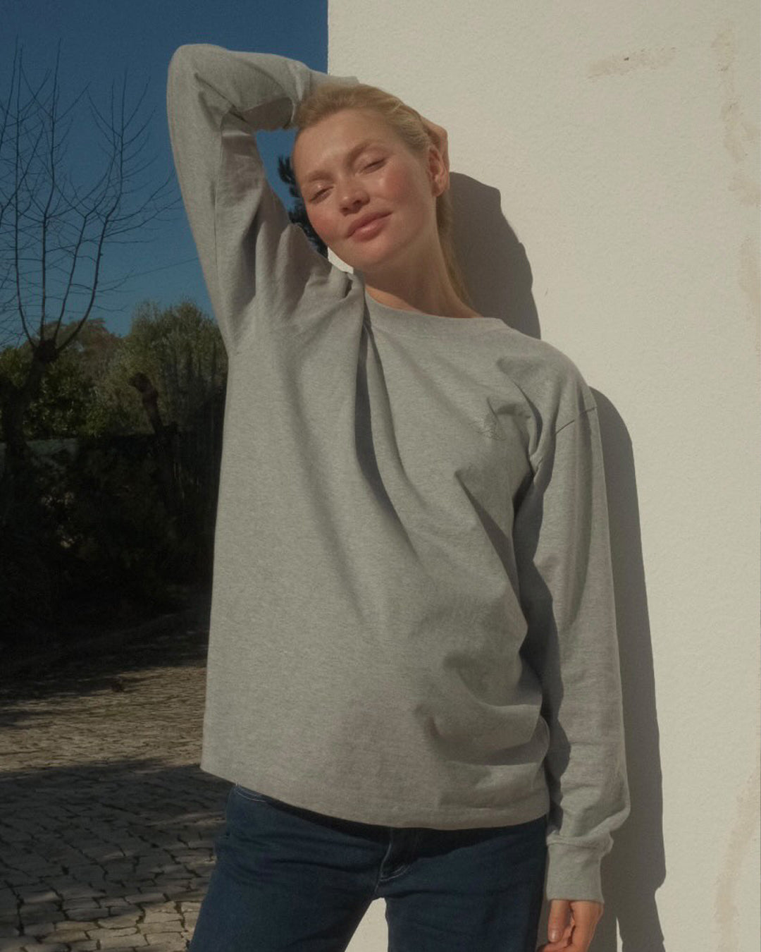 Fiona Longsleeve - Grey Melange