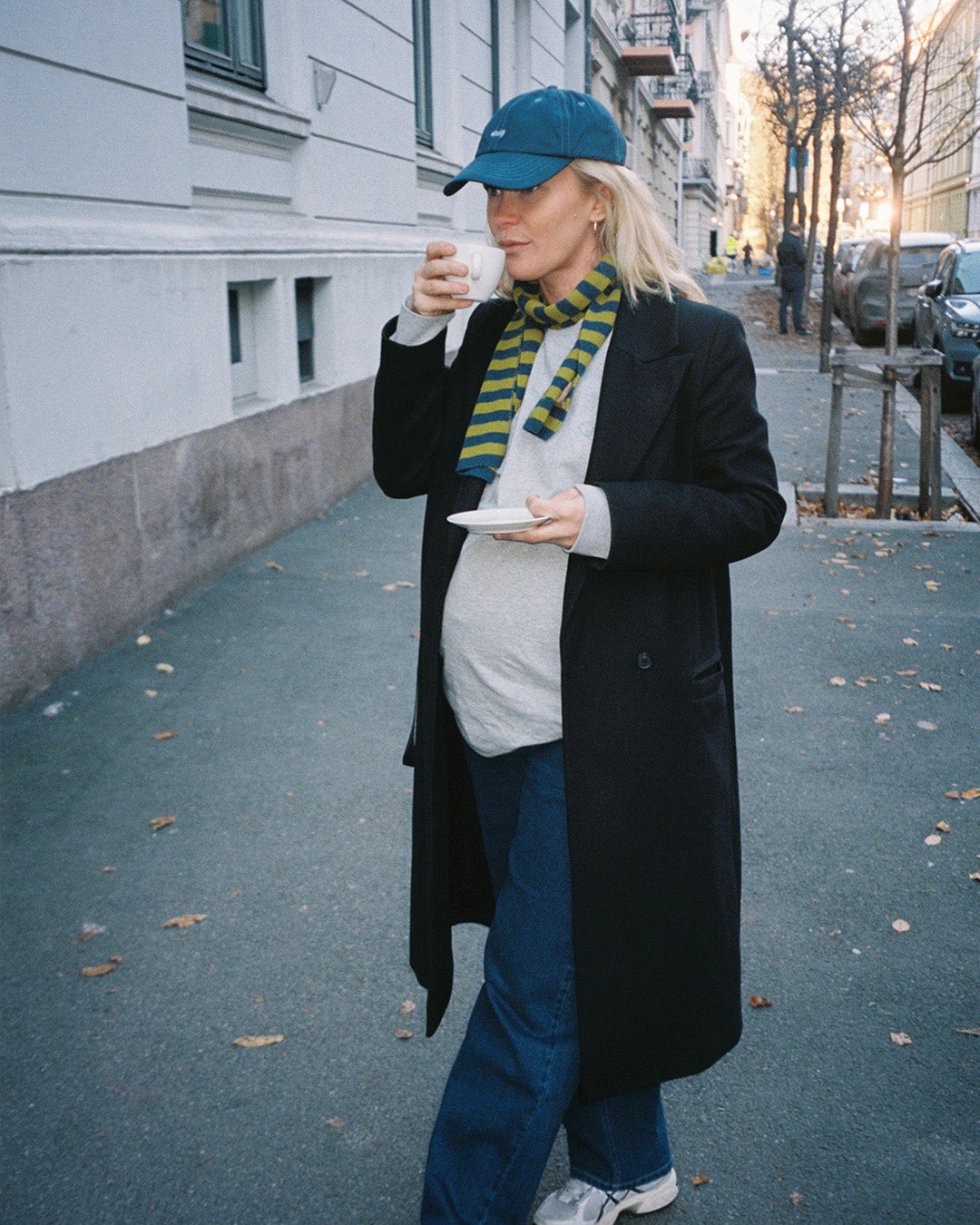 Fiona Mommy Caps - Washed Blue