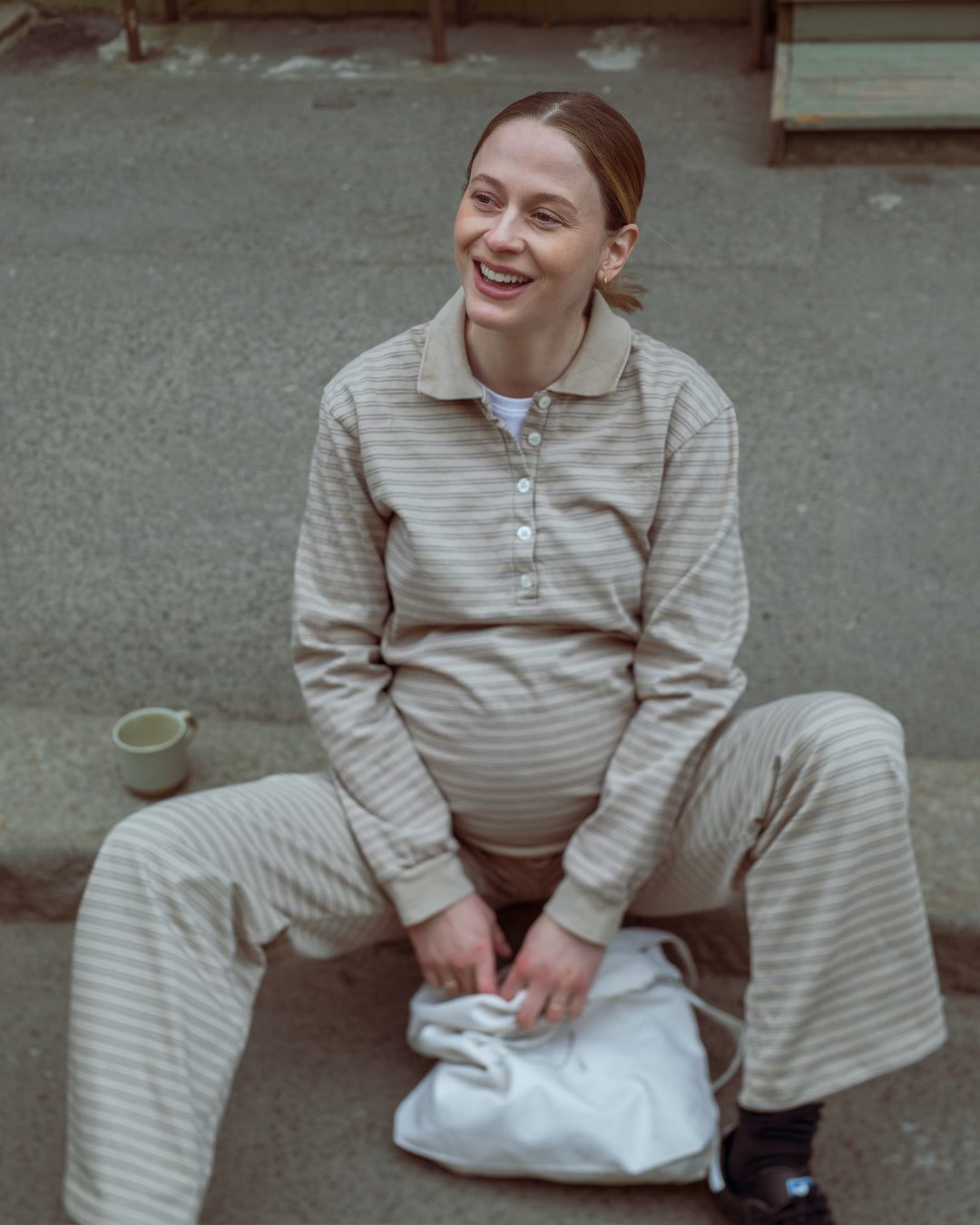 Vera Pants -  Beige/Brown